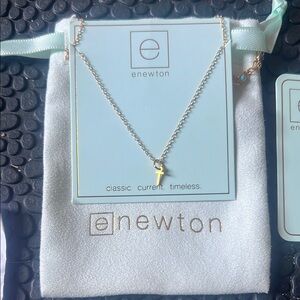 enewton 16" necklace gold - respect gold charm T